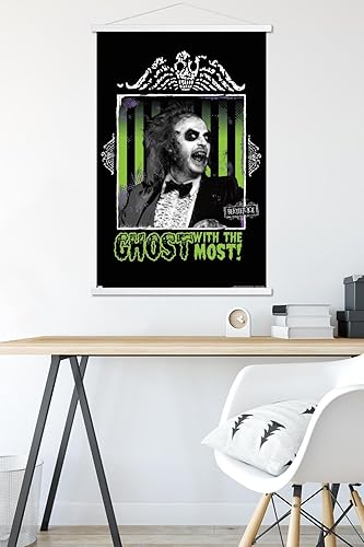 Vista 17 de Trends International Beetlejuice - Ghost With The Most Wall Poster, 22.37" x 34.00", Premium Print and Black Hanger Bundle