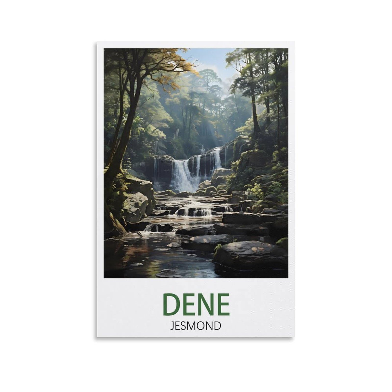 EZMLFA 5D Diamond Painting Kits for Adults,Jesmond Dene Tree Landscape,Diamond Painting,Landscape Gem Art Kits Adult and Crafts Home Decor 30x40cm