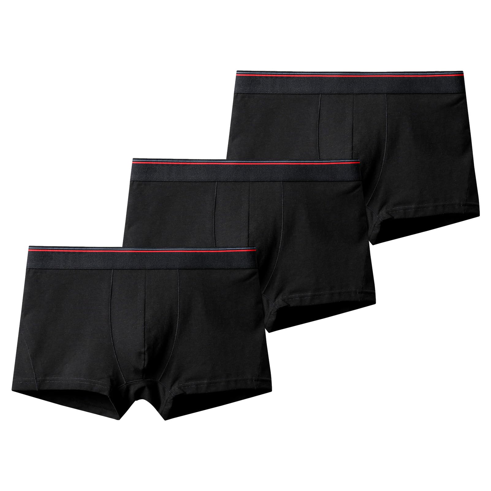 Lot de 3 sous-Vêtements Boxers en Coton Stretch pour Homme - S à 7XL - Ouvert Devant/Fermer Devant