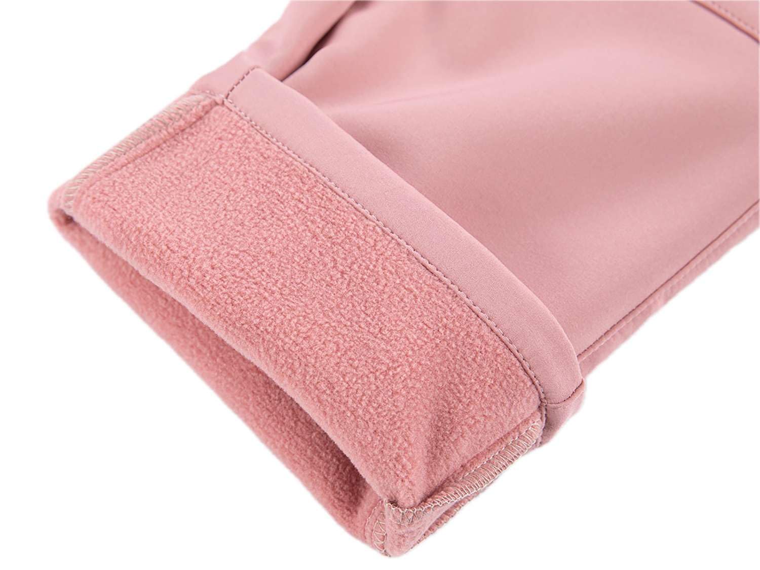 Echinodon Kinder Softshellhose Gefüttert Hose Wasserabweisend Winddicht Warm Jungen Mädchen Outdoor Wandern Hose Herbst Winter