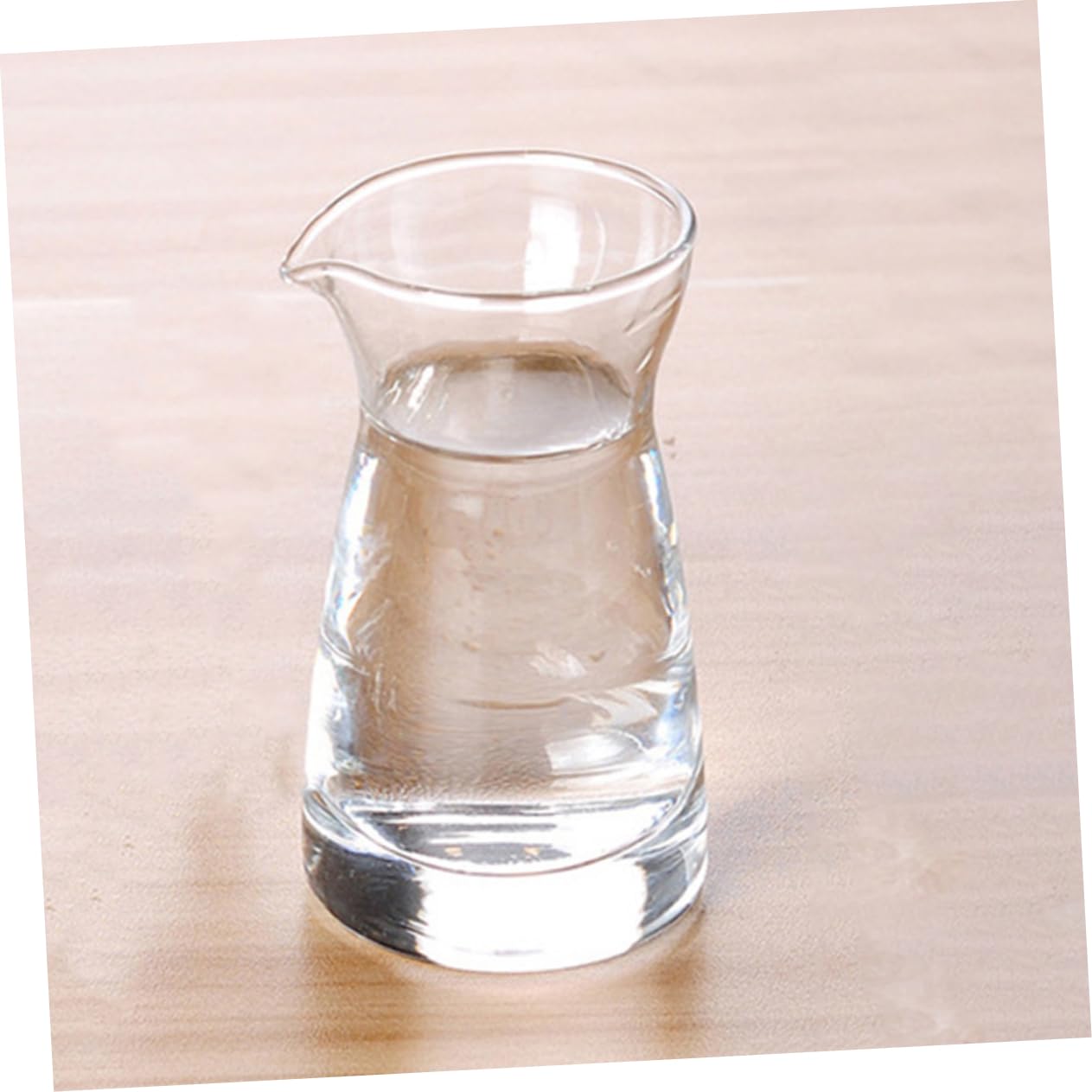 6 Stück Milchkännchen aus Glas 80ml für Küche und Restaurant | Klares Glas, Vielseitige Nutzung, Elegante Optik, Frische Aufbewahrung, Geeignet für Kühlschrank und Servieren