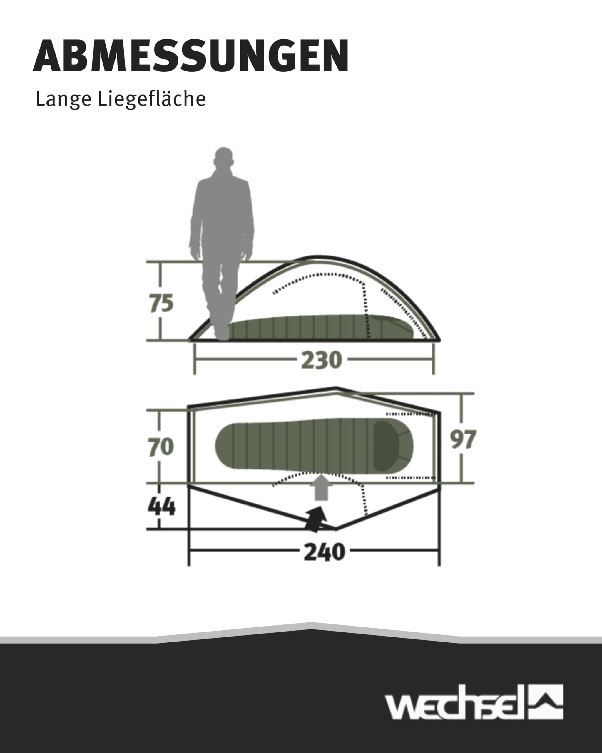 Wechsel Trekkingzelt Pathfinder Elements I Geodätzelt für 1 Person I sturmstabiles Kuppelzelt I kompakt & transportabel I ideales Outdoor-Zelt für Camping, Wandern, Trekking & Naturfotografie