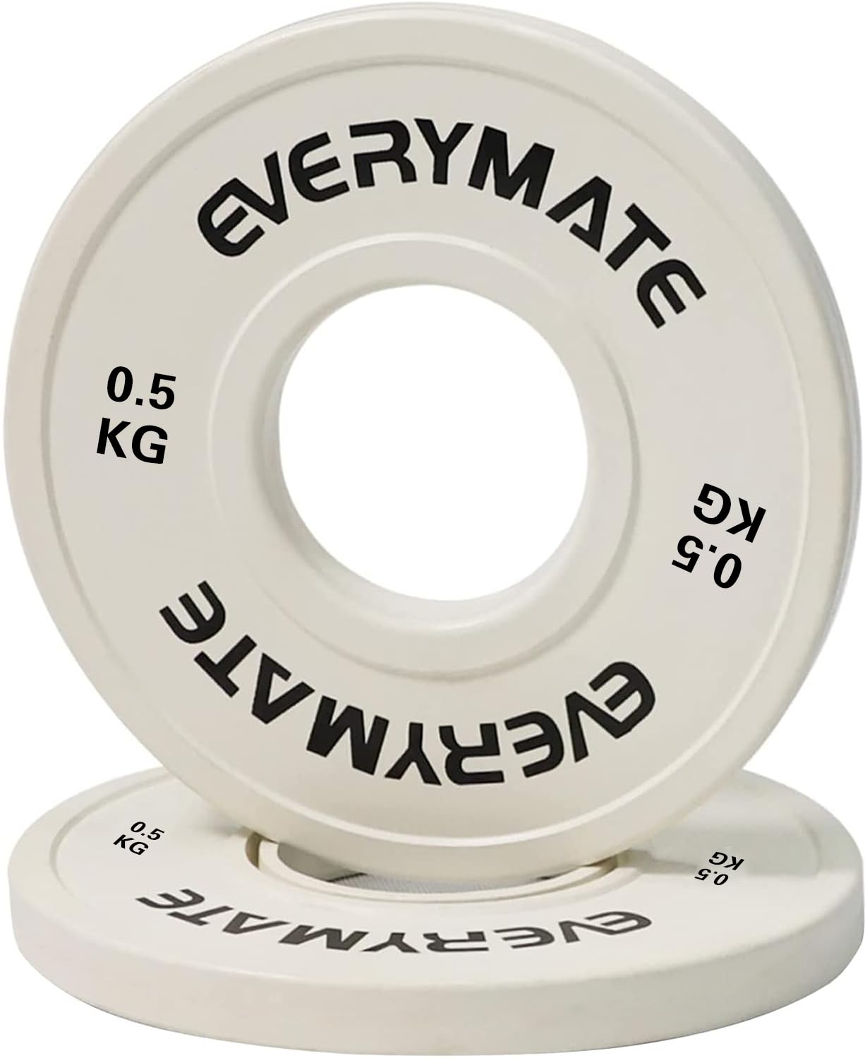 EVERYMATE Change Weight Plates 1KG 1.25KG 1.5KG 2KG 2.5KG Set Fractional Plate Olympic Bumper Plates for Cross Training Bumper Weight Plates Steel Insert Strength Training Weight Plates — image 1