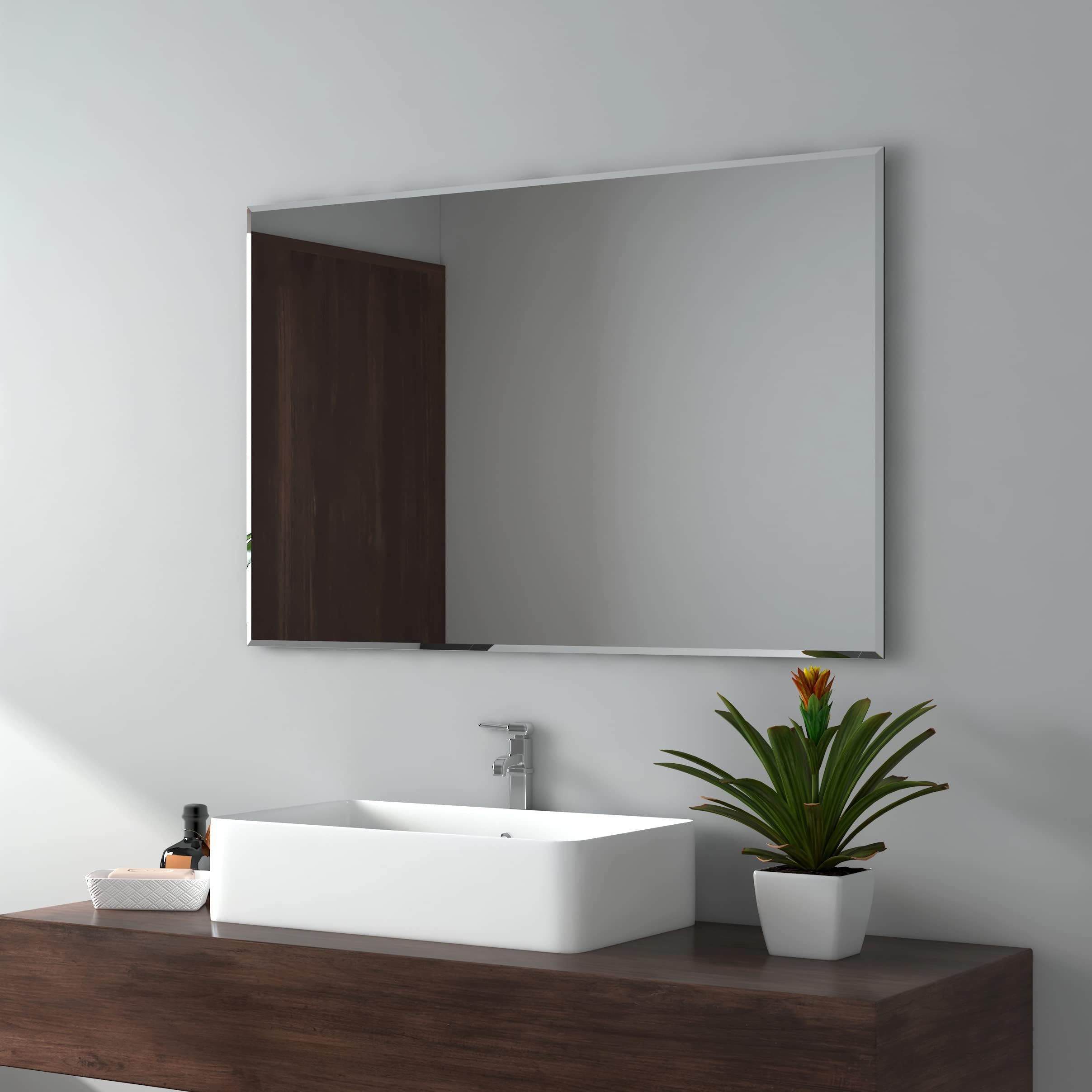 Cygnus Bath Bathroom Wall Mirror 600 x 800 mm, 60 x 80 cm : Amazon.co ...