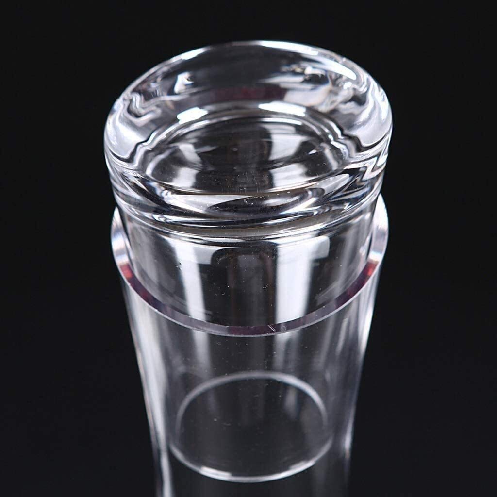 Karafka do whisky i zestaw kieliszków karafka do wina ręcznie dmuchana bezołowiowe szkło kryształowe karafka do czerwonego wina separator karafka z pokrywką 750 ml napowietrzacz karafki do wina