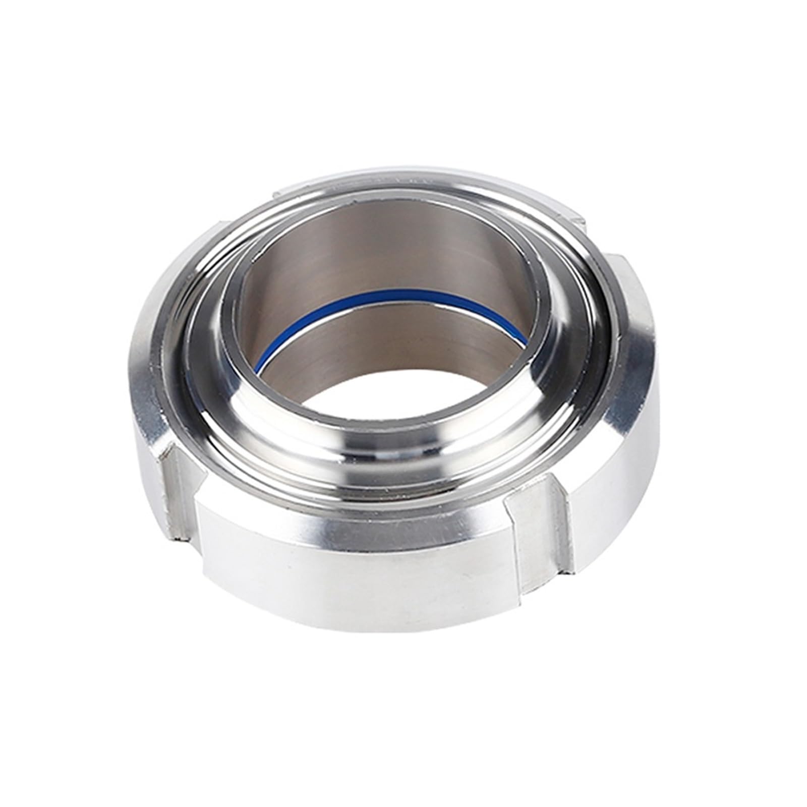 AARTERZZA 2" SMS-Type 304 Stainless Steel Union Welded Pipe Fitting Joint Coupling Silicone Gasket