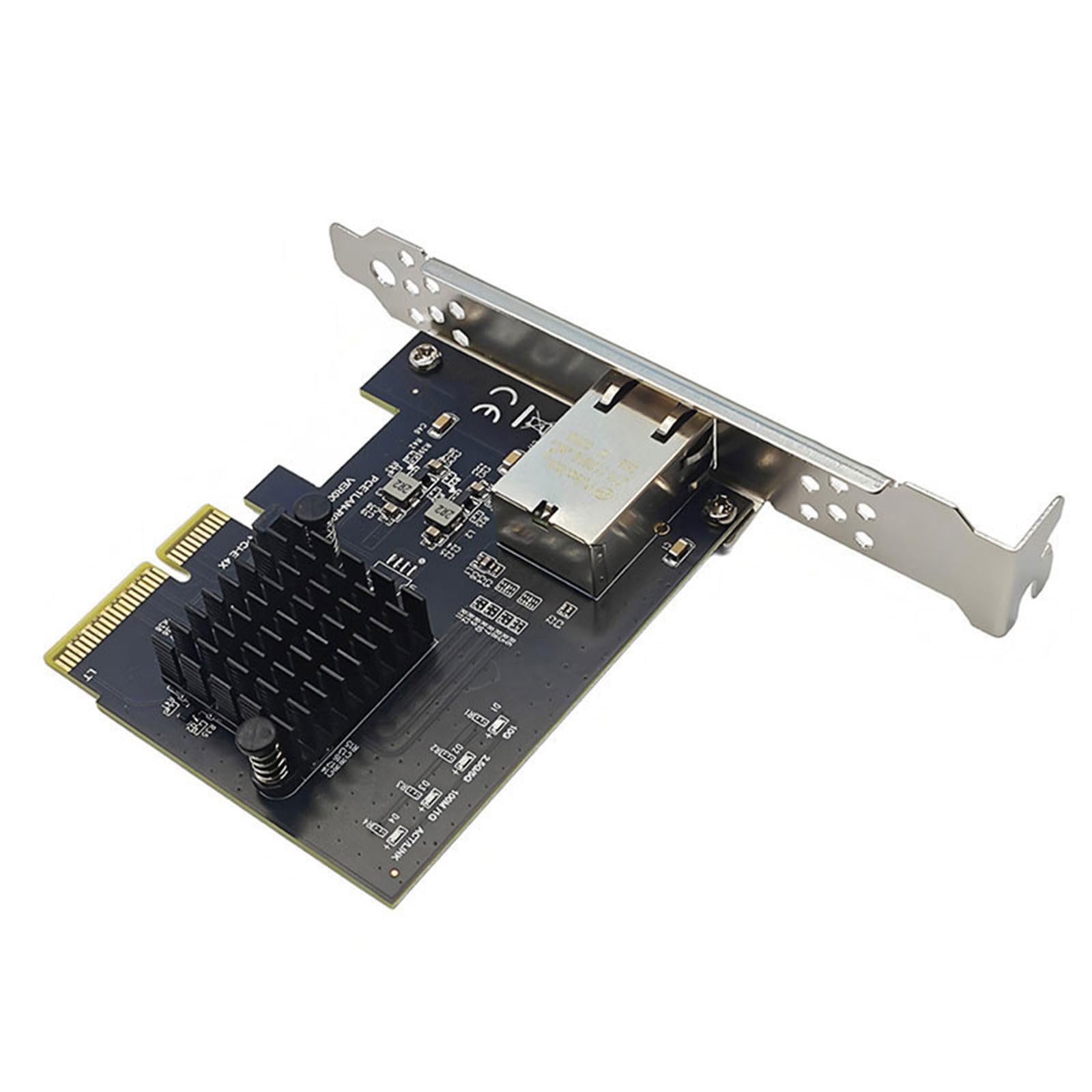 Scheda di rete Gigabit PCIE3.0 da 10 Gbps, chip 82574, supporto a basso profilo per una rete rapida del server