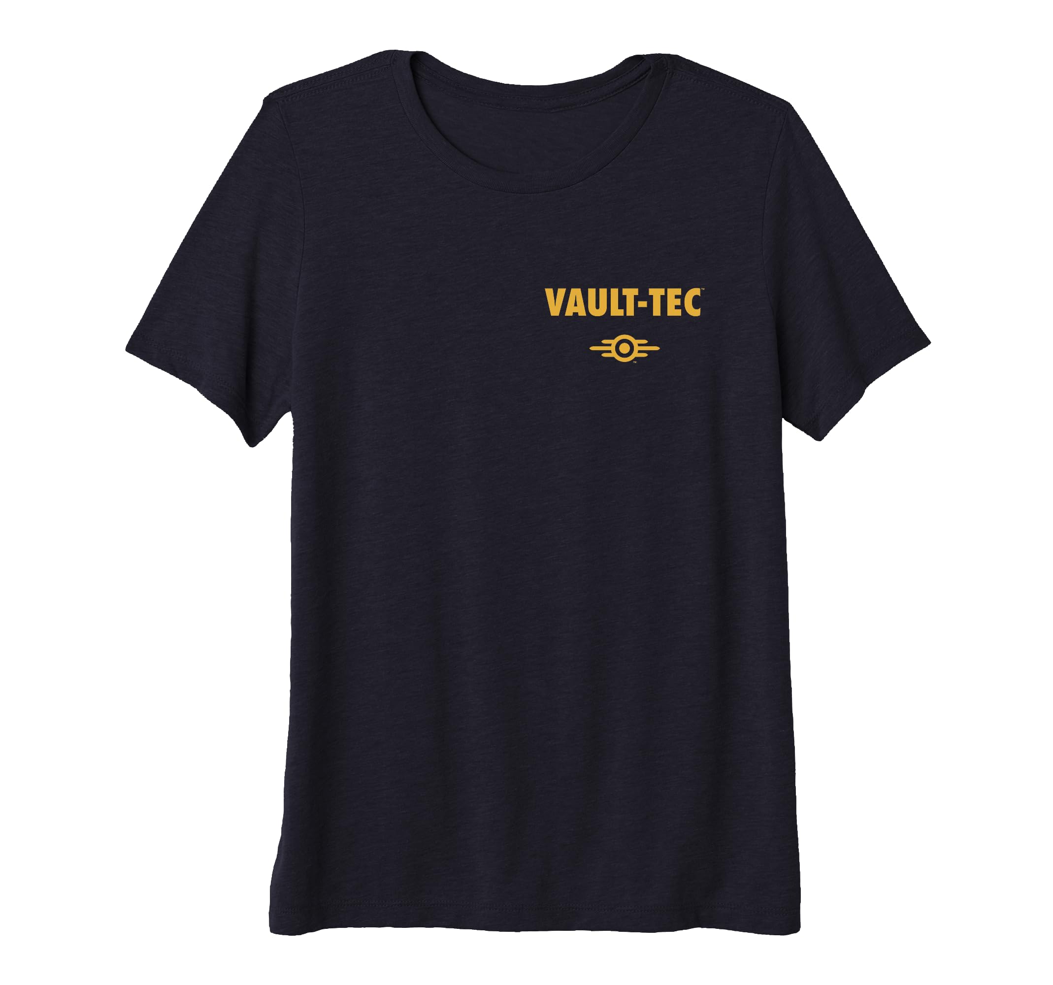 Fallout Front and Back Vault-Tec Vault Suit 33 TV Show Premium Tri-Blend T-Shirt