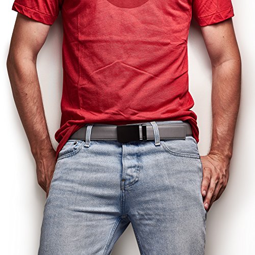 Image of Mission Belt Men's Leather Ratchet Belt, 40mm Metal Collection