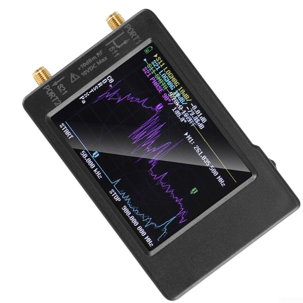 NanoVNA-H Vettore analizzatore di rete 2.8 pollici fino a 300MHz