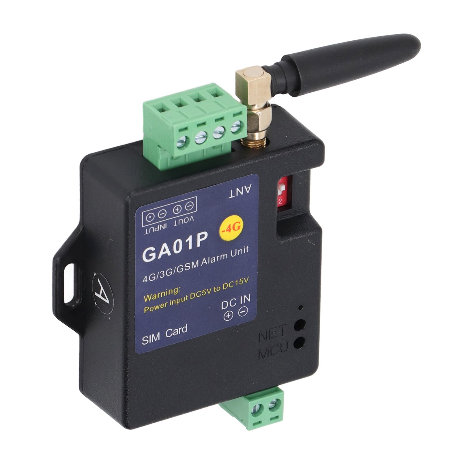 Cryfokt Stromausfallalarm, 1-Kanal-GSM-SMS-Anruf-Sicherheitsalarm mit Remote-Stromausfallbenachrichtigung für den Sensor (US-Standard)