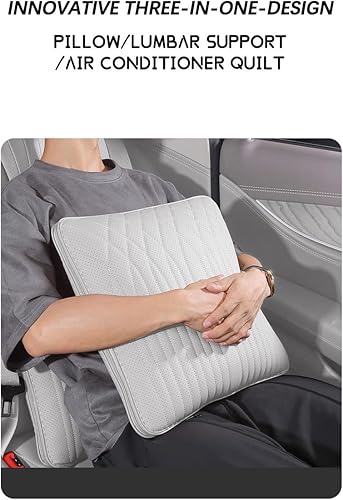 Miniatura 2 de HIBEYO Manta de almohada de apoyo lumbar de coche 3 en 1 para Mazda 2 3 3 Axela 5 6 6 Atenza 8 CX-3 CX-4 CX-5 CX-7 CX-9 MX-5 MX-5 Miata funda de