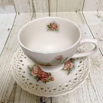 Amazon | 薔薇 バラ ローズ ティーカップ コーヒーカップ