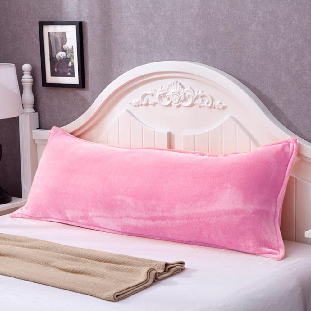 Taie d'oreiller flanelle longue 45x180 cm UKKO pour éliminer le froid au coucher