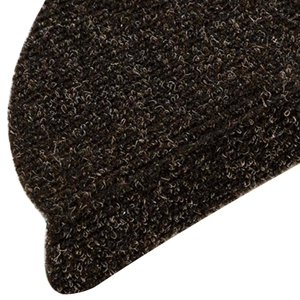 Samoprzylepne maty na schody, z ochroną schodów drewnianych, nadają się do prania, ochrona przed hałasem, antypoślizgowe, dla zwierząt domowych, dzieci, 20 szt., 56 x 17 x 3 cm, ciemnobrązowe