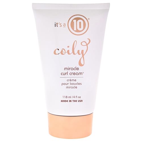 It's a 10 Haircare Coily Miracle Curl Cream, 4 Ounce