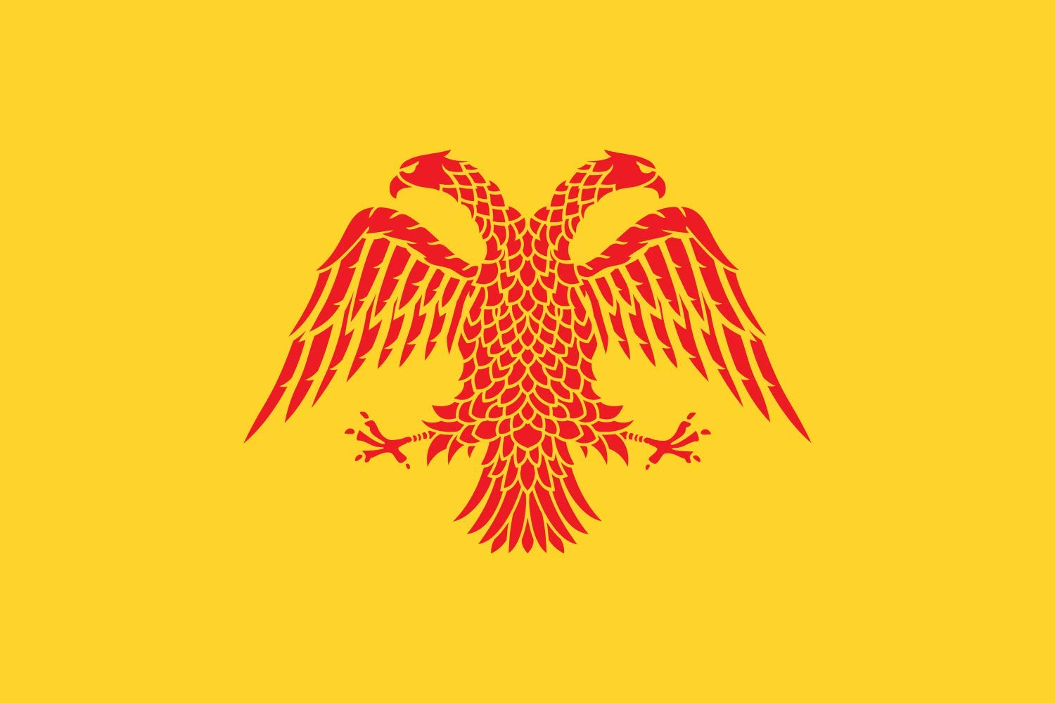 Drapeau Empire Serbe byzantin idéal pour décorer un salon de passionné