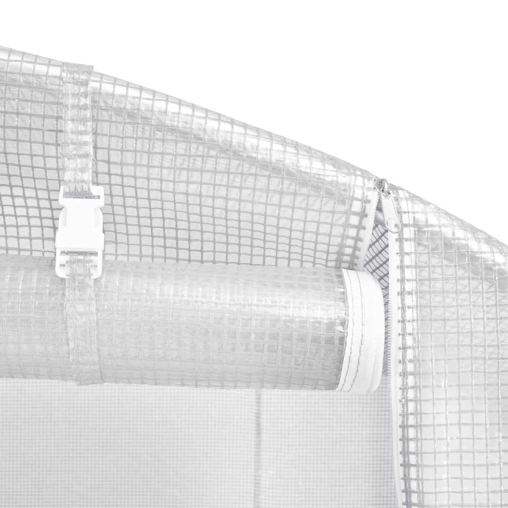Szklarnia 4,5 m² 300 x 150 x 200 cm z siatki PE 170 g/m² z 2 oknami i drzwiami, do pielęgnacji pomidorów, do ogrodu, wentylacja, ochrona przed warunkami atmosferycznymi