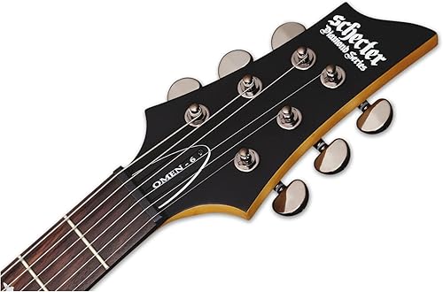 Miniatura 6 de Guitarra eléctrica de 6 cuerdas Schecter OMEN-6, negra, WSN