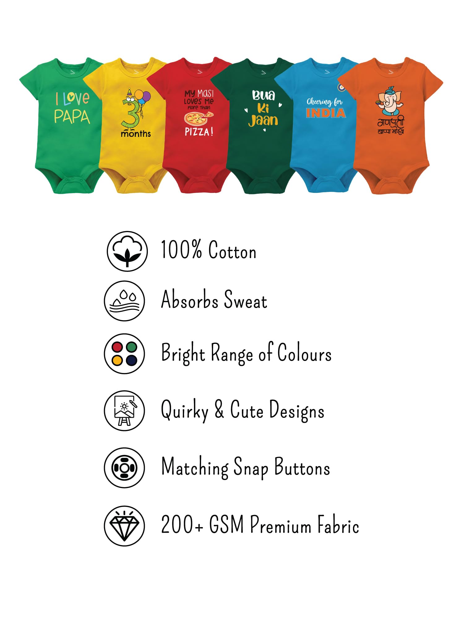 Zeezeezoo New Born Baby Dress Cutest Taurus Printed Romper For Baby Boy Baby Girl Kids Clothing 3-6 Months 3