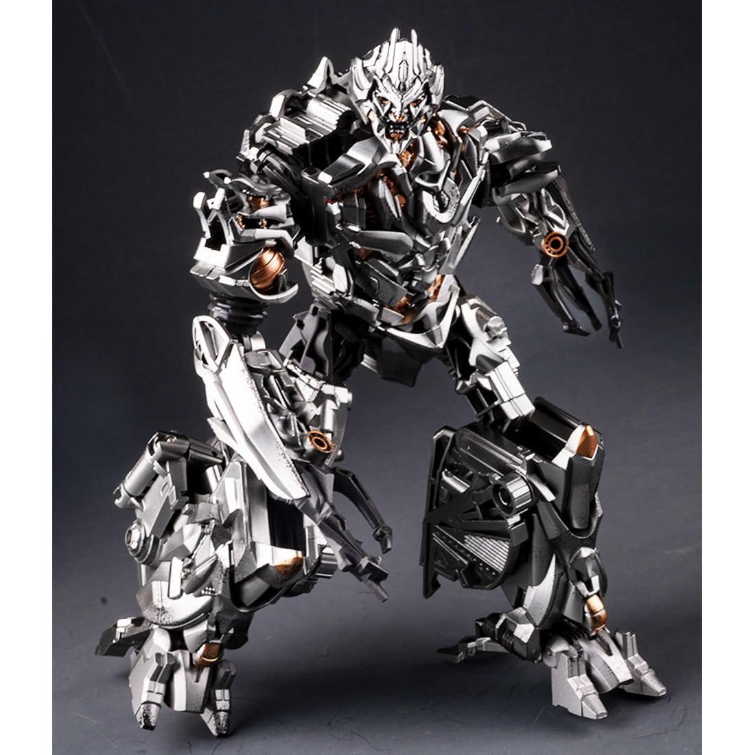 Megatron Action Figure-Transformer Toys-Generations War for Cybertron Devastator-Megatron Figure Gift Set,Advanced Precision Deformation Series (A)