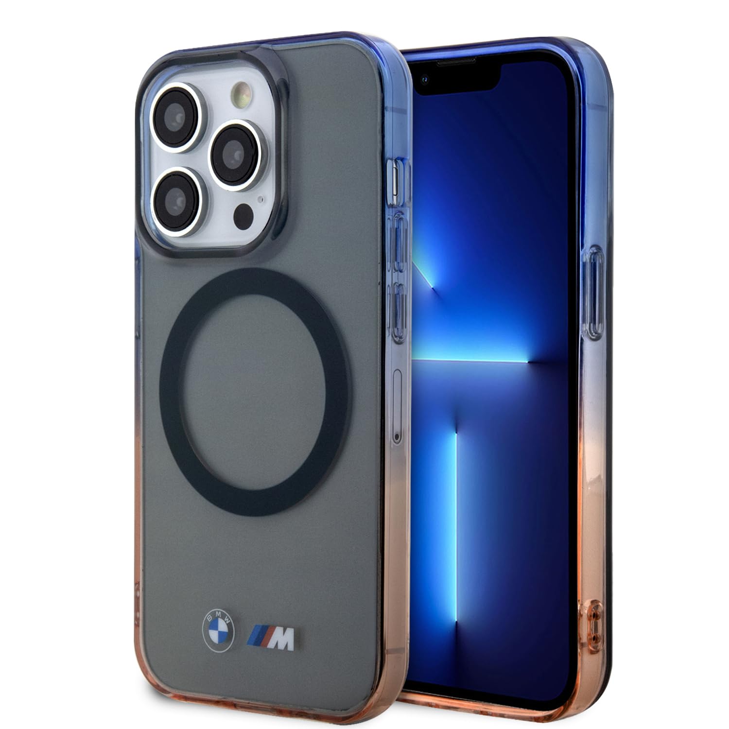 Coque IPhone 14 Pro Max BMW En Cuir Véritable - Noire, MagSafe - Neuve