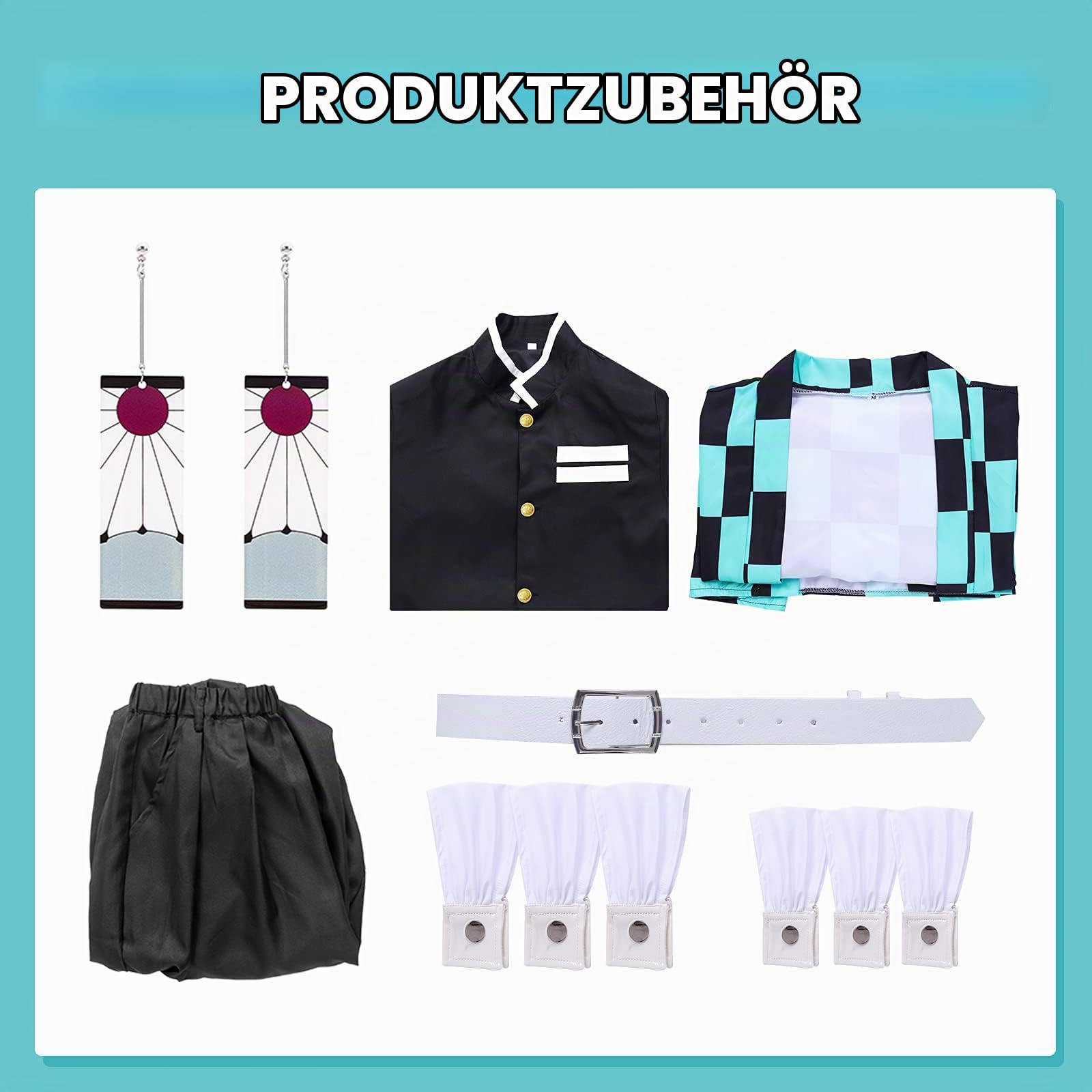 Formemory Anime Cosplay Kostüm Herren Set,Kimono Outfit Halloween Karneval Party für Damen und Herren