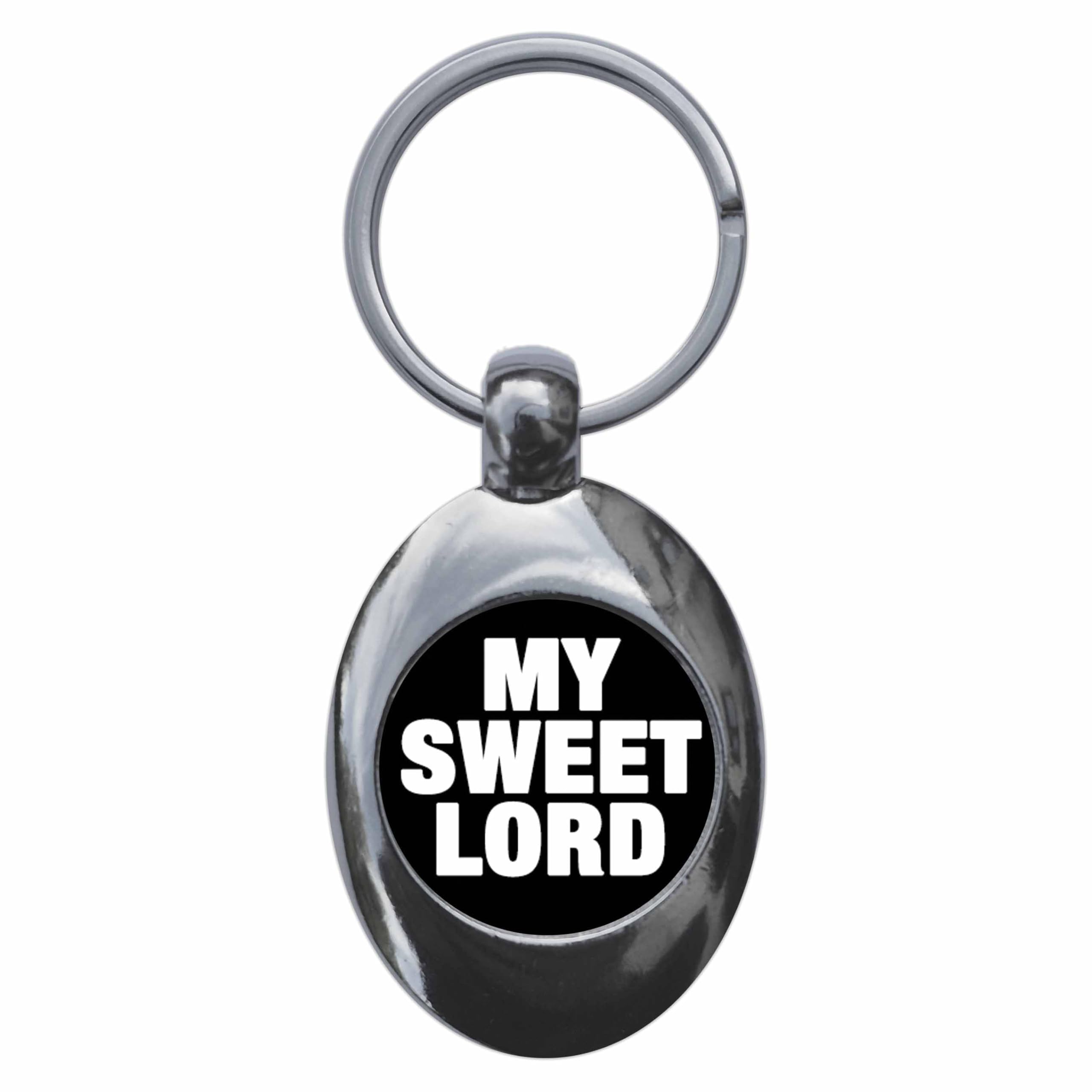 Ozorath My Sweet Lord Keyring Keychain Key Ring Chain With Trolley Coin