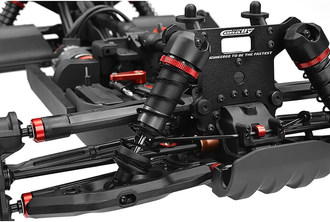 Close-up of Corally Kagama Xp shock absorber