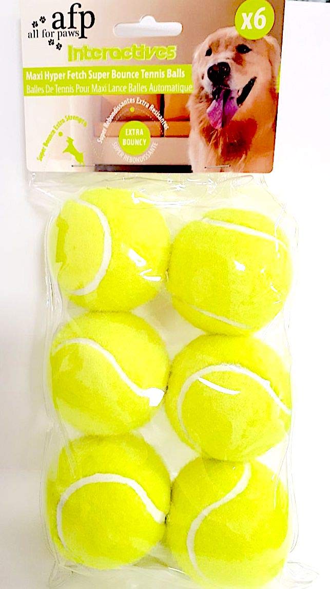 afp Maxi Fetch Super Bounce Tennis Ball - 6 pcs