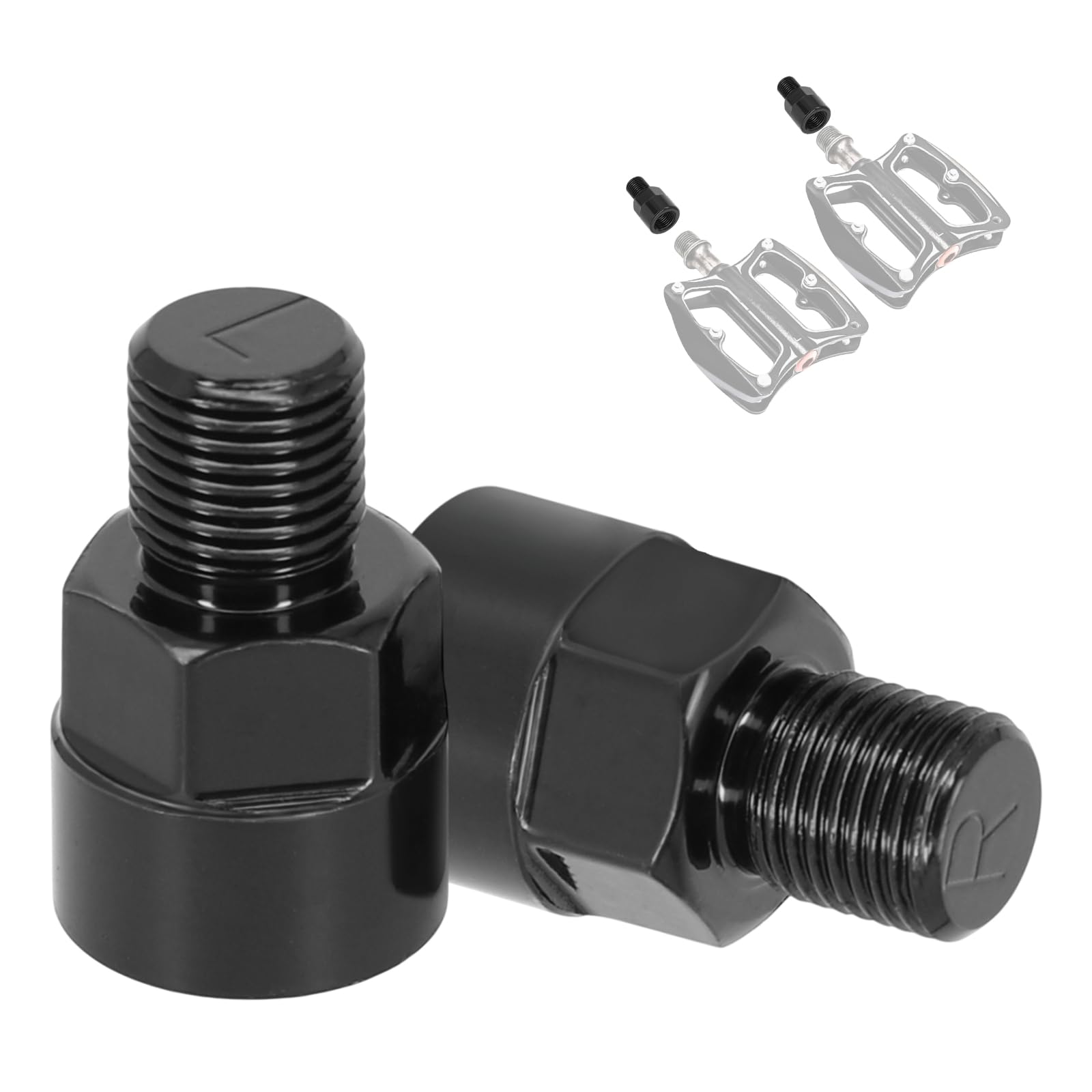 Amazon.com: Bike Pedal Adapter, Aluminum Alloy Pedal Extenders