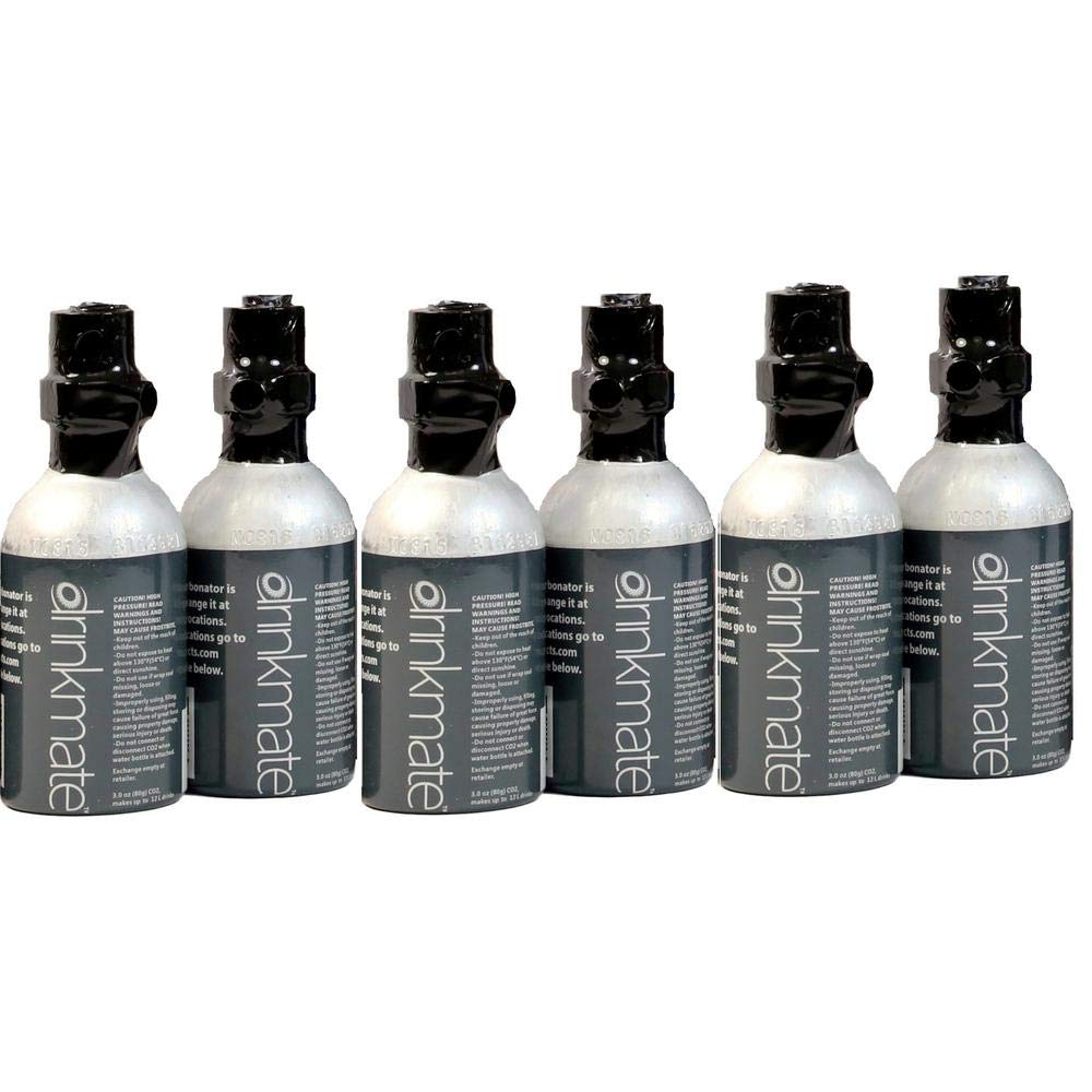 10L (3 oz) CO2 Cylinders for Soda Makers (Set of 6)