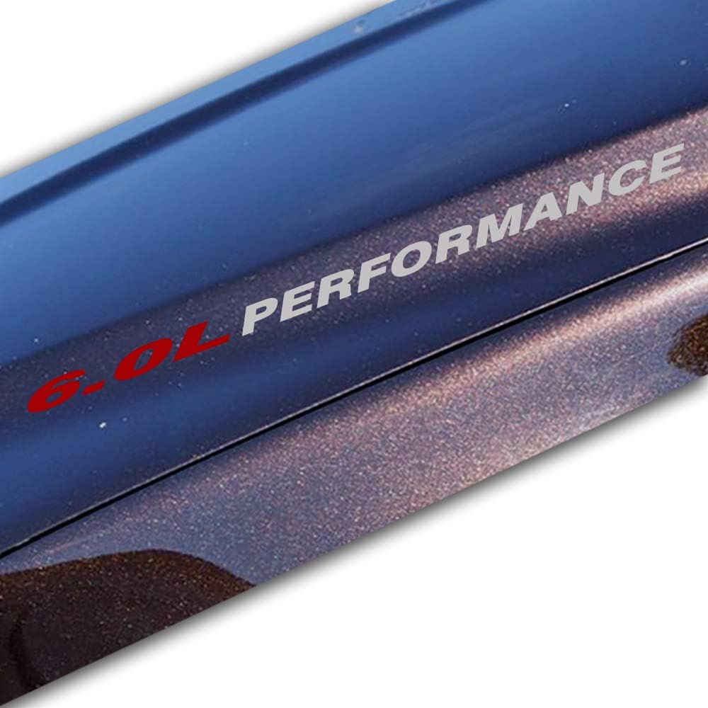 Set 6.0L Performance Decal Sticker Compatible with Chevrolet or Similar Model