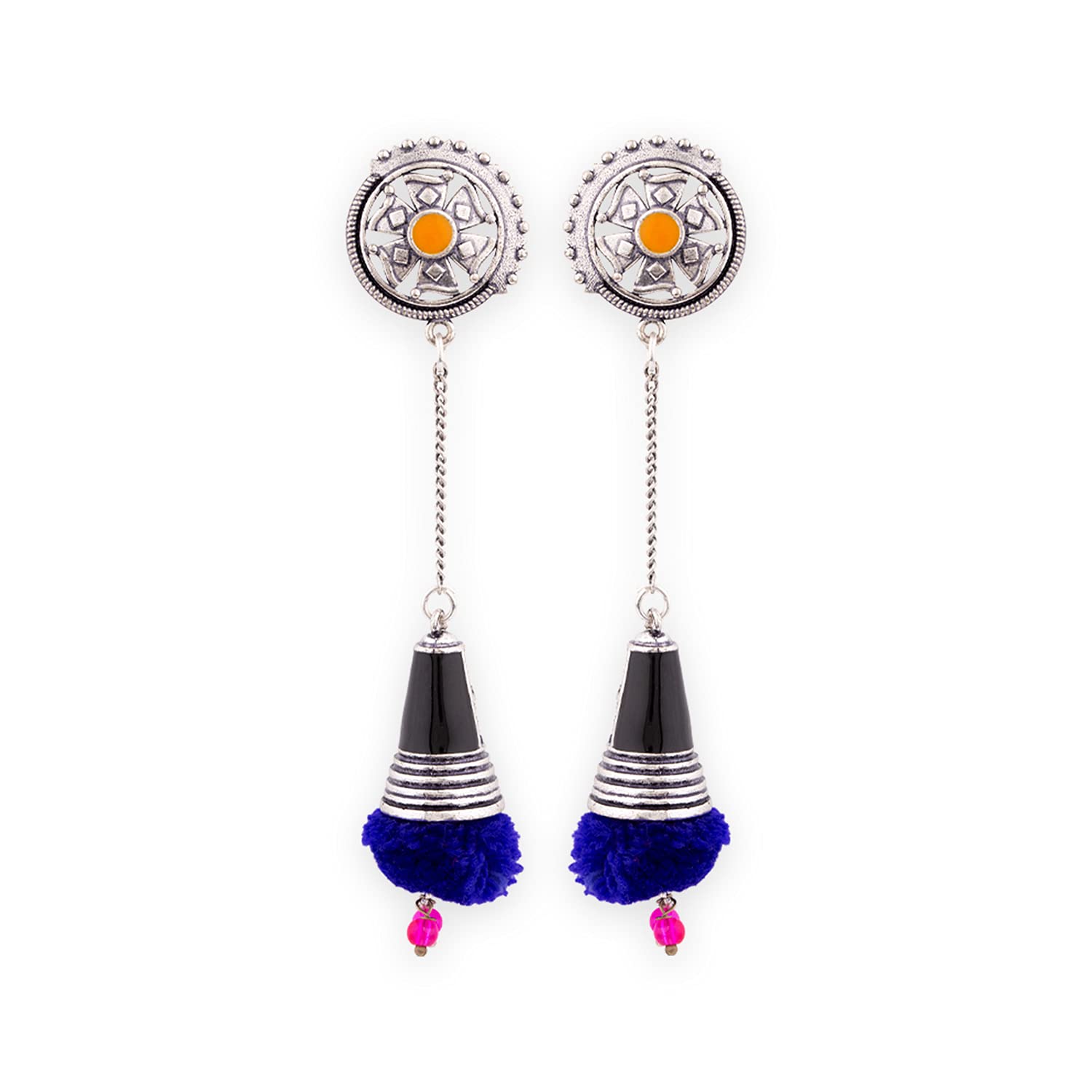 See full amazon price history chart for Voylla Kalbelia Long Pom Pom Earrings Voylla Kalbelia Long Pom Pom Earrings (B08VMYSDC7) Amazon Price History, Amazon Price Tracker