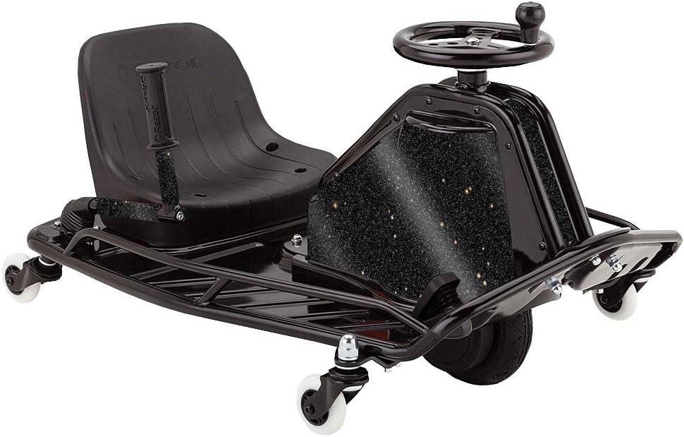 MightySkins Glossy Glitter Skin for Razor Crazy Cart DLX - Deep Space | Protective, Durable High-Gloss Glitter Finish | Easy to Apply, Remove, and Change Styles | Made in The USA