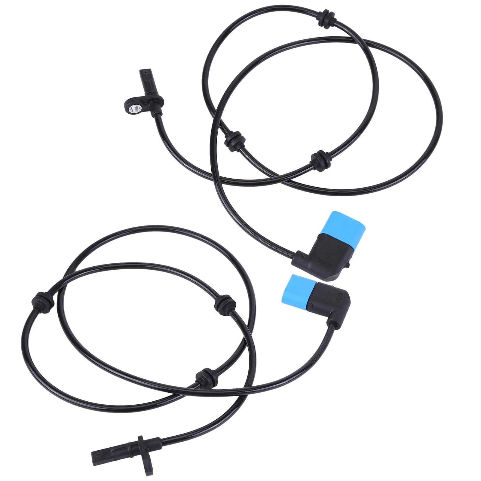 iSpchen Lot de 2 capteurs ABS de vitesse de roue pour Mercedes Classe B W245 Classe B W246 W242 Classe A W176 CLA Coupé C117 GLA X156 Capteur de vitesse de roue A2469057603 A2469059402 A2465400417
