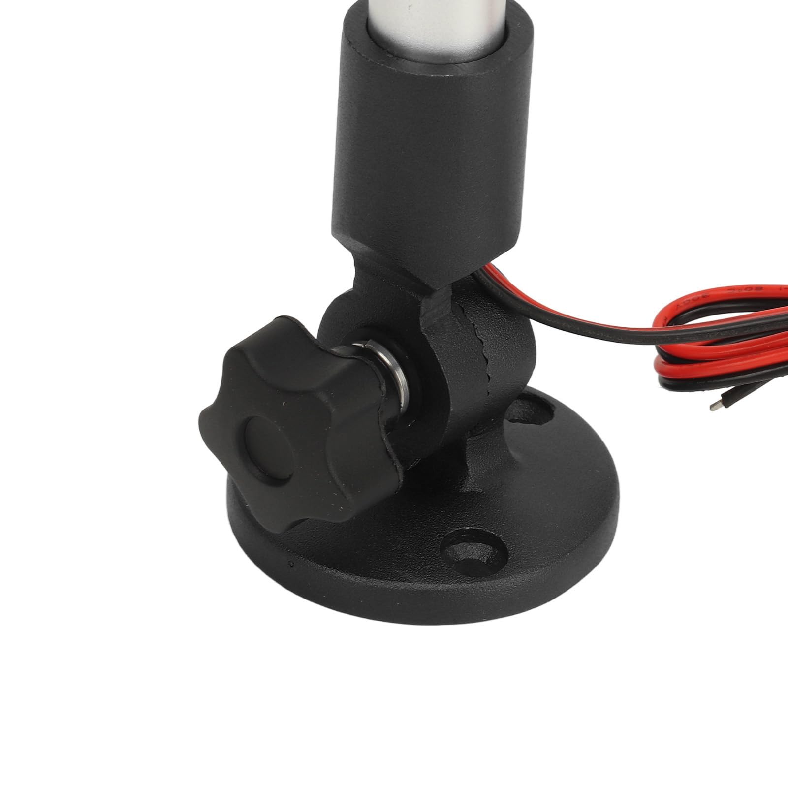 Cryfokt Lumière D'ancre de Bateau à LED de 24 Pouces avec Base en Aluminium Résistant à la Corrosion pour Usage Marin et Bateaux de Pêche (BLACK)