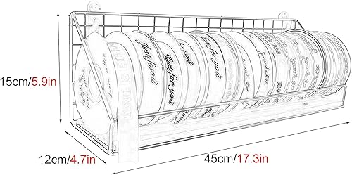 Miniatura 2 de Estante de cinta de metal, soporte de cinta de pared para tienda de regalos, tienda de flores, boutiques, hogar, almacenamiento de adornos para hilo