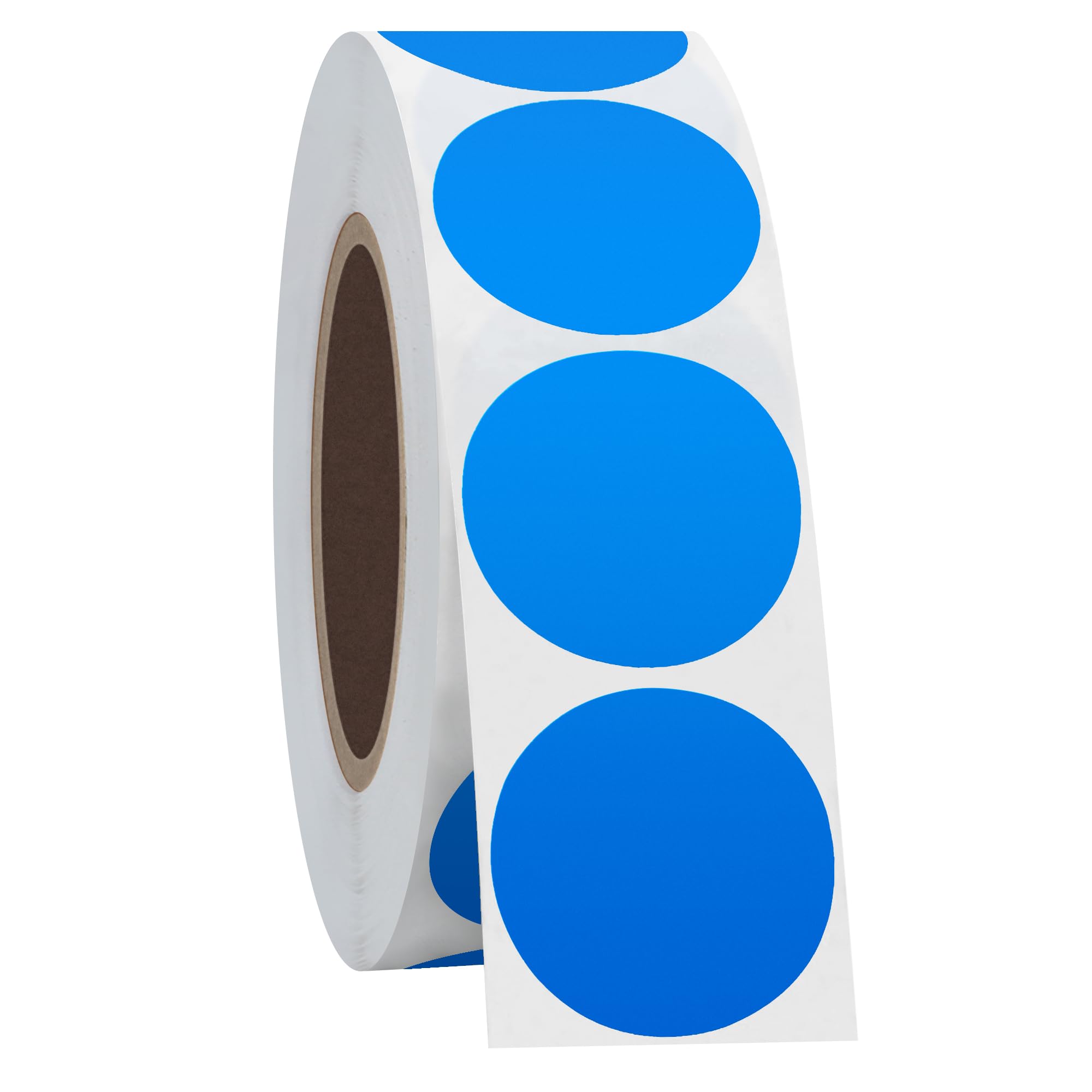 Hycodest 1 inch Circle Stickers Dot Label Color Coding Labels 1000 Stickers (Blue)
