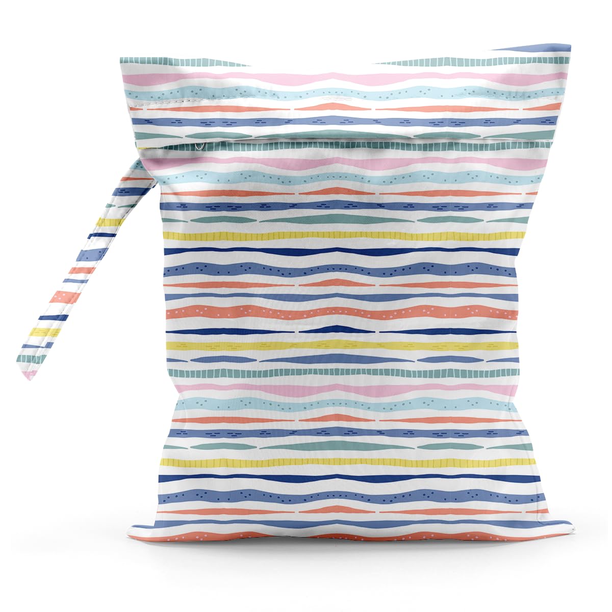 Sldpngo Waterproof Cloth Diaper Wet Dry Bag Reusable Travel Beach Pool Daycare Soiled Toddler Items Yoga Gym Bag for Swimsuits Wet Clothes Bags -