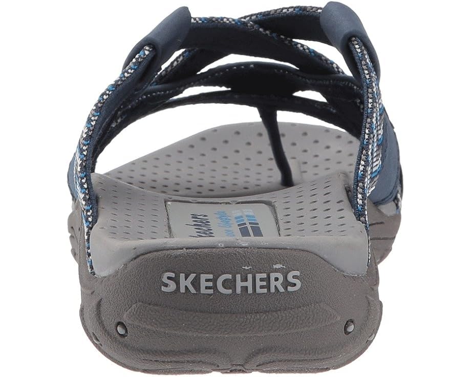 Skechers Women's Reggae - Soundproof - Thong Slide Multi-strap Sandals3