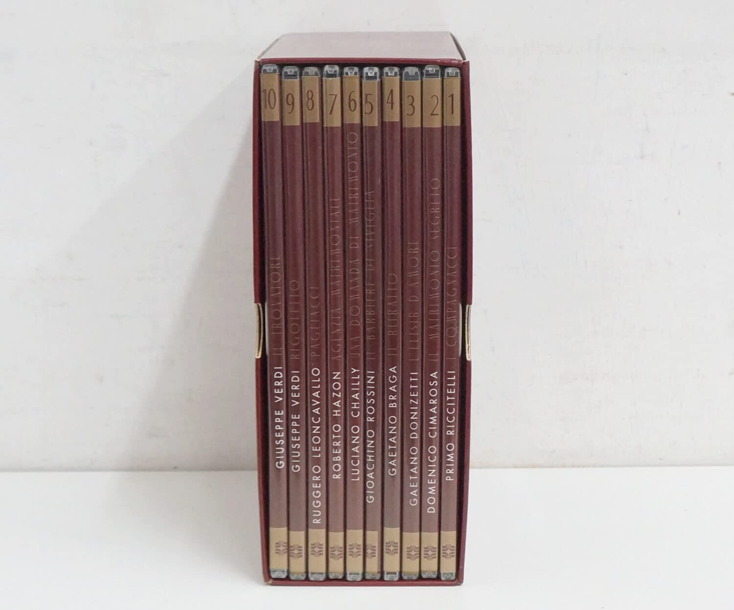 Progetto Lirica. Fondazione Tercas. Raccolta di 10 Opere con n. 10 DVD con Cofanetto