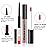 evpct 2Pcs Mauve Nude Neutral Color Lip Liner and Matte Lipstick Makeup Sets Vegan Lipstick Lip Liner and Gloss Set Lip Stain Long Lasting Waterproof 24 34