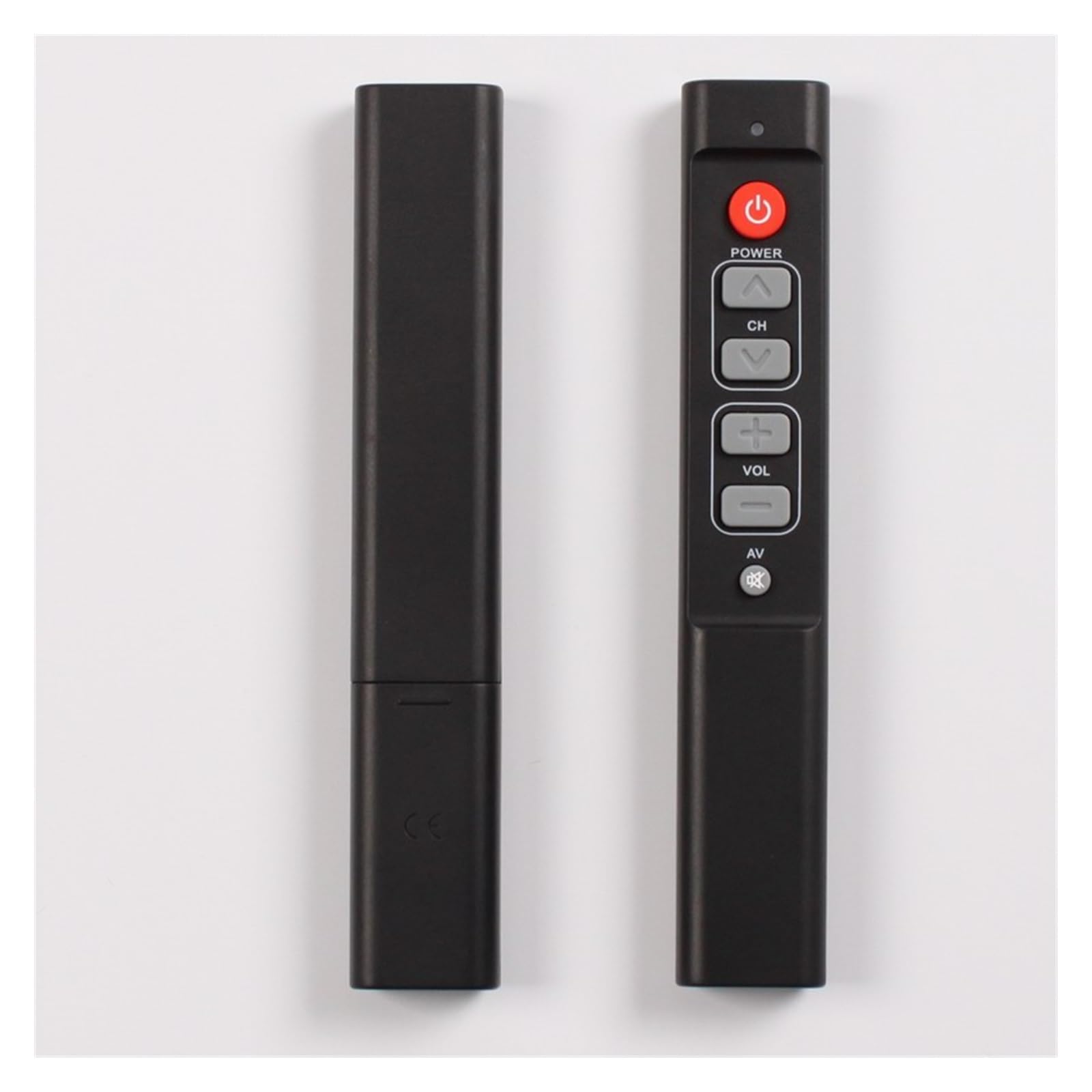10pcs impara il codice di copia del telecomando for TV, STB, DVD, DVB, TV Box, controller universale con pulsanti grandi facile da usare for gli anziani(Black)