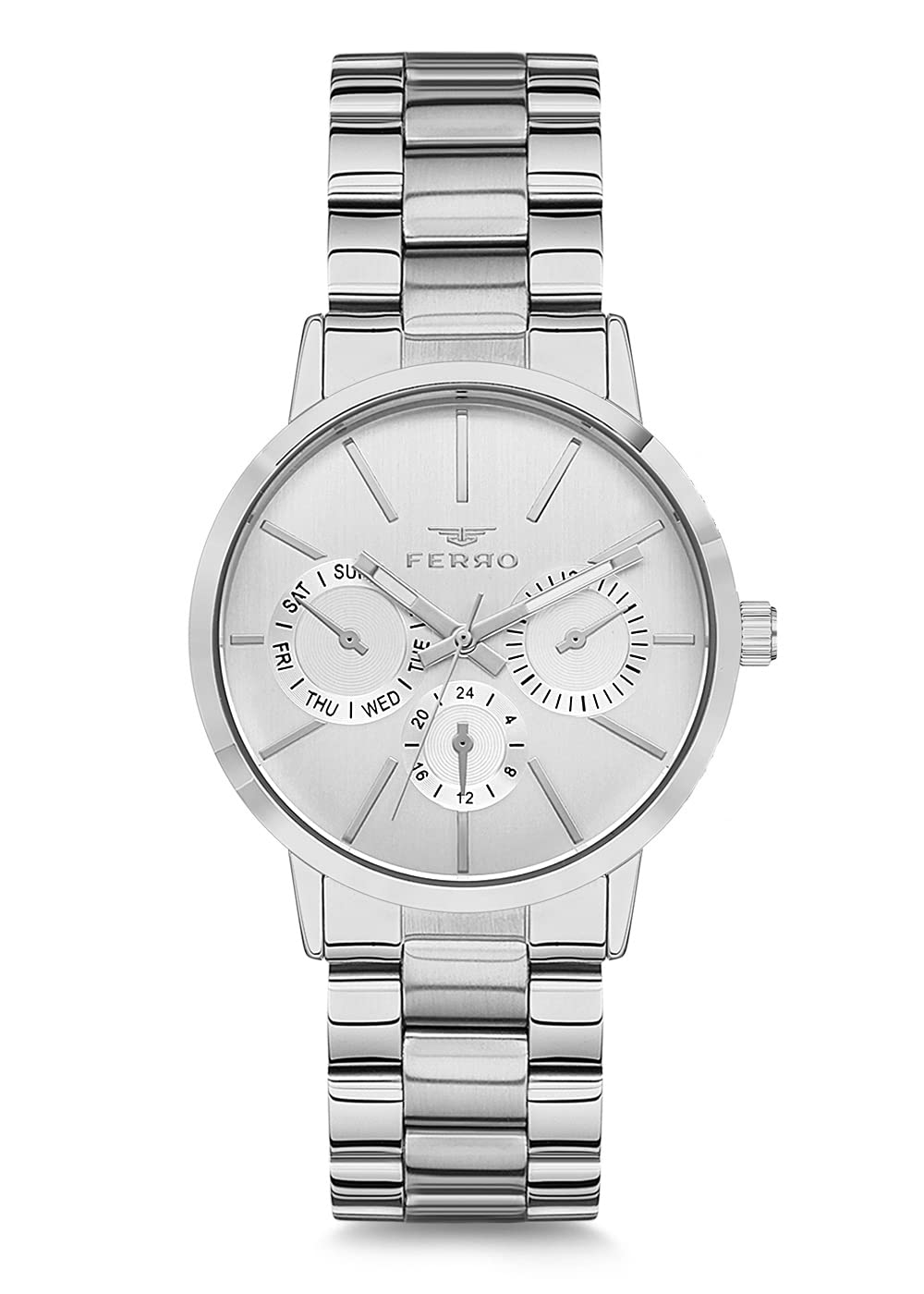 Ferro Spezia Analog White Dial Womens Watch-FM81886A-A (B09RP91FRH) Amazon Price History, Amazon Price Tracker