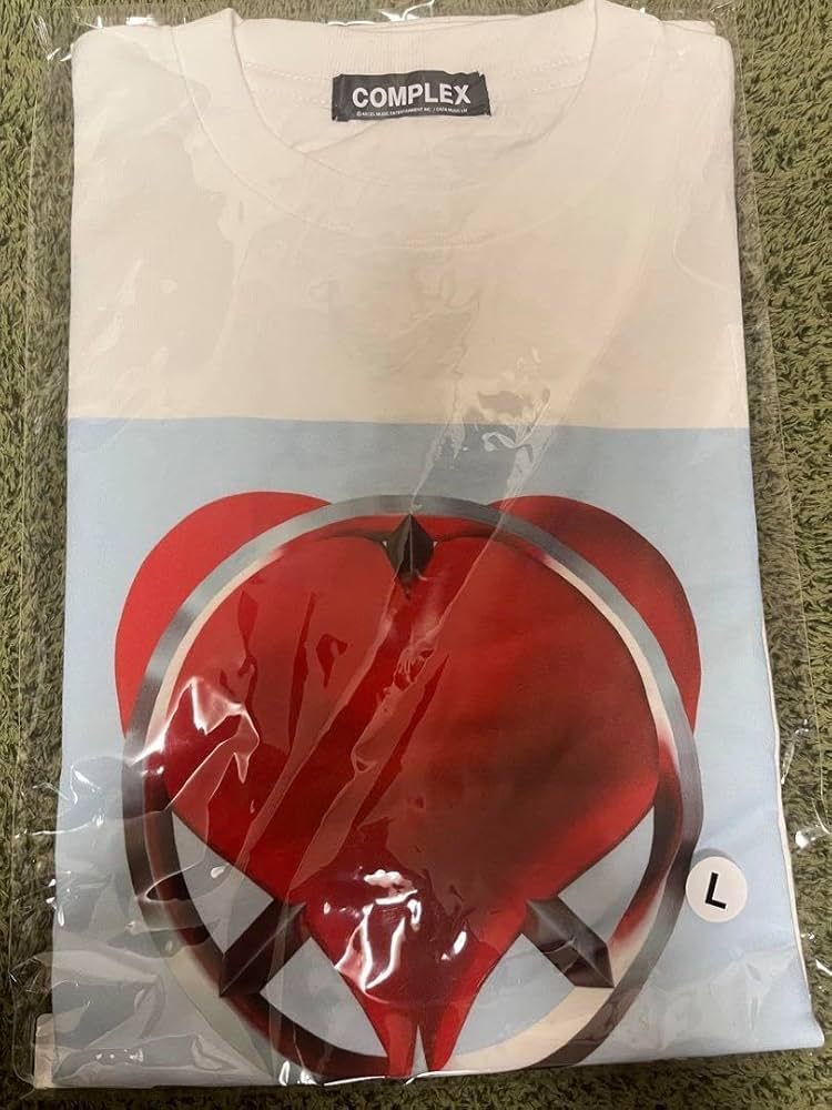 Amazon.co.jp: COMPLEX 日本一心 ピースハート CG Tシャツ ホワイト