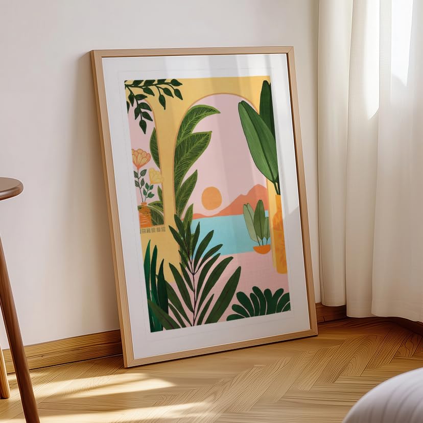 COLOSSAL ART HOUSE botanical floral poster wall art paintings for...