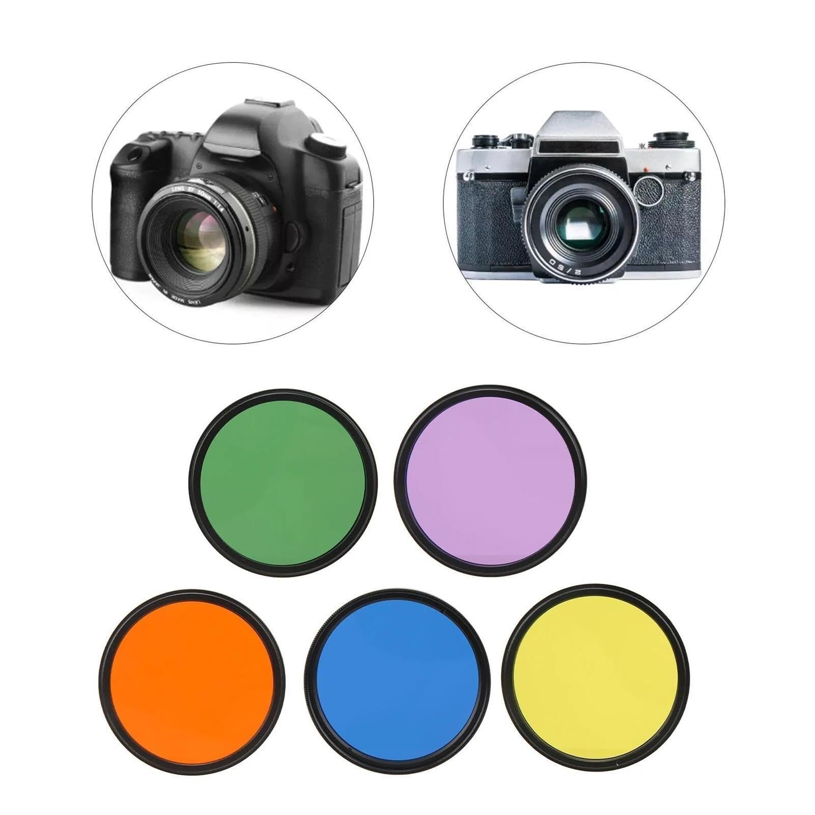Filtro for obiettivo fotocamera in vetro ottico da 52 mm