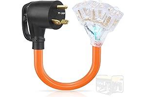 30 Amp to 110 Adapter Rv Plug Adapter,30 Amp TT-30P to 3X...