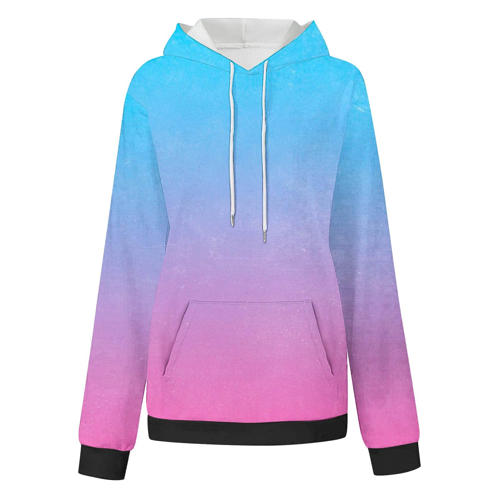 Sweat à Capuche Femme Casual Sweats Slim Fit Sweat-Shirt avec Cordon Outerwear Léger Streetwear Classique aux Couleurs Assorties Veste à Manches Longues Haut Couleur Unie Mode Automne Vêtements